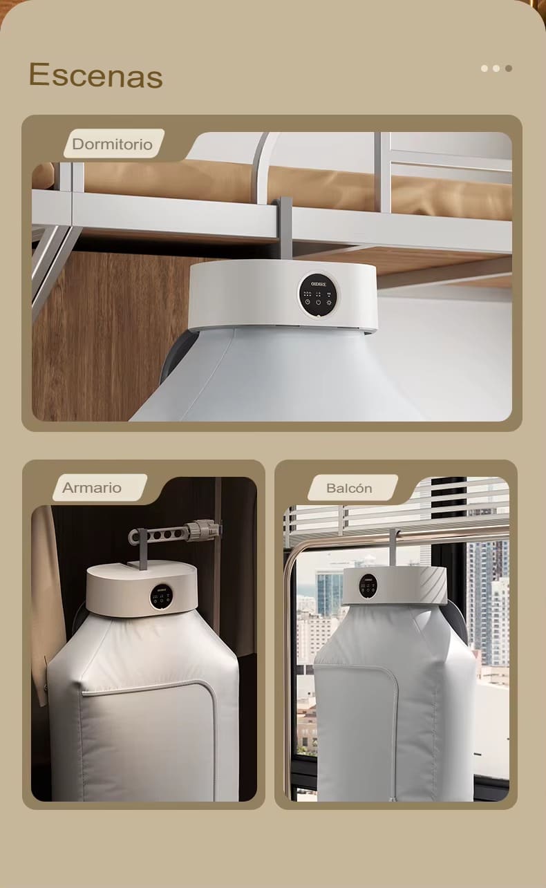 SECADOR DE ROPA PORTATIL