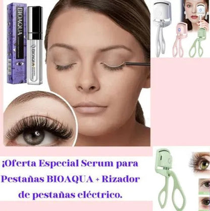 SÉRUM BIOAQUA + RIZADOR DE PESTAÑAS ELÉCTRICO