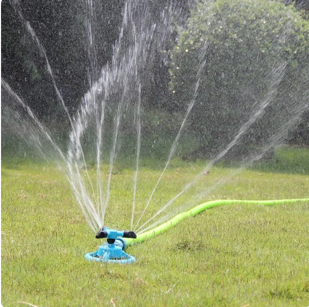 ROCIADOR DE AGUA GIRATORIO 360º PARA JARDÍN