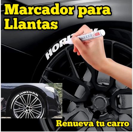 Marcadores Permanentes Profesionales para Llantas y otras Superficies 50% OFF